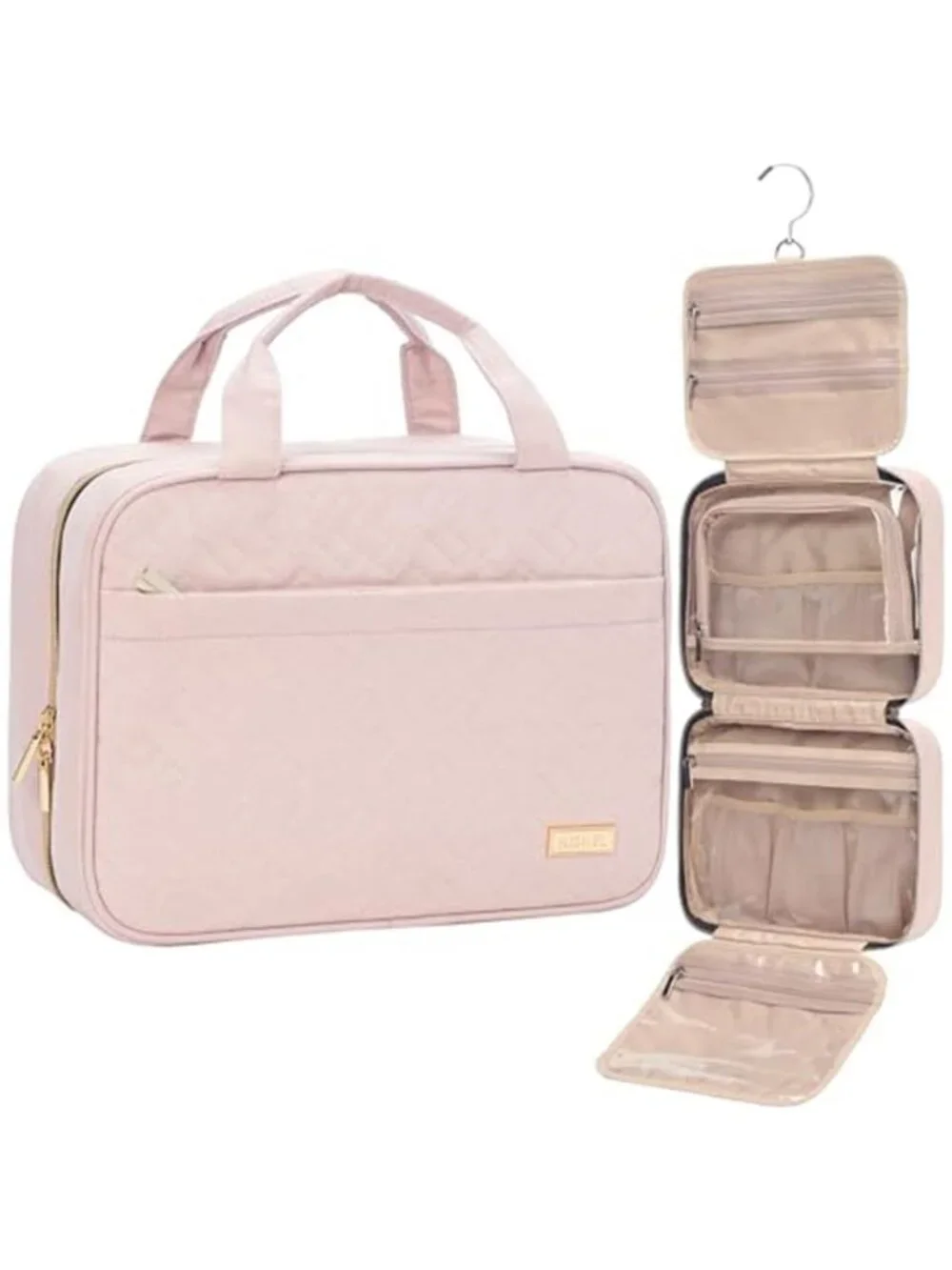 Travel Toiletry Bag for women, Portable Hanging Organizer for Travel-Sized